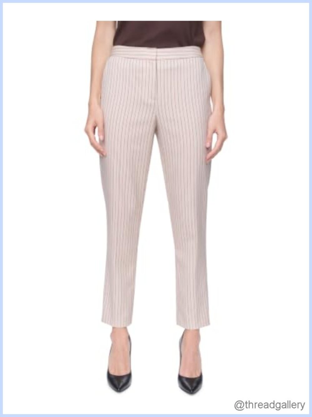 Tommy Hilfiger Sloane Elastic Waistback Ankle Trouser Dress Pants